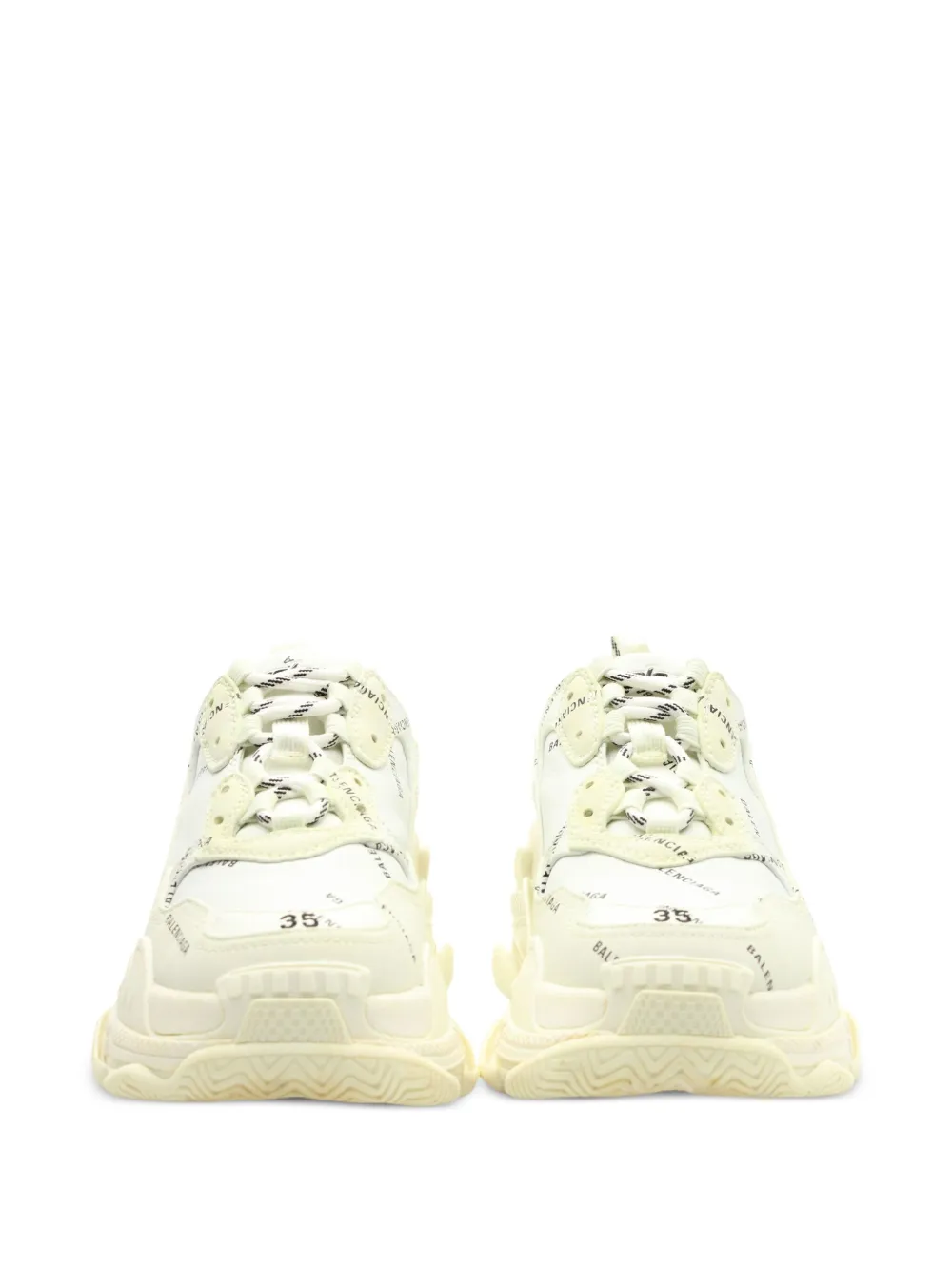 Triple S Logo-Print Sneakers