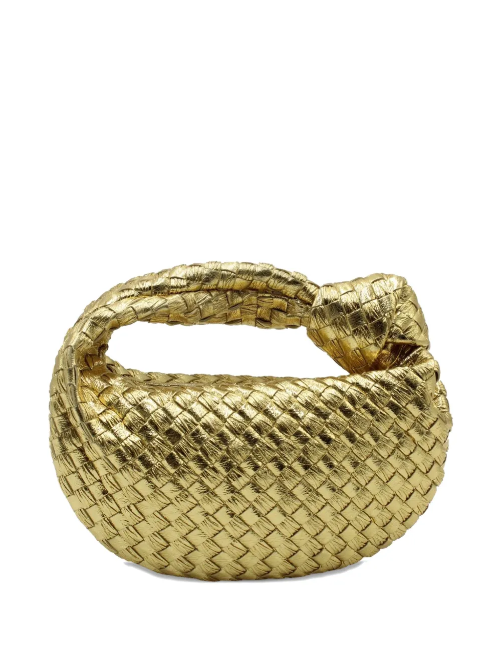 Bottega Veneta Pre-Owned 2000s Intrecciato shoulder bag | Metallic | Image 1