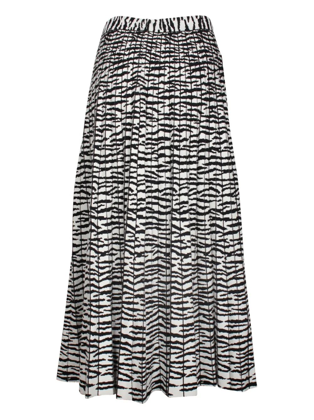 Proenza Schouler pleated zebra-print skirt | Image 2
