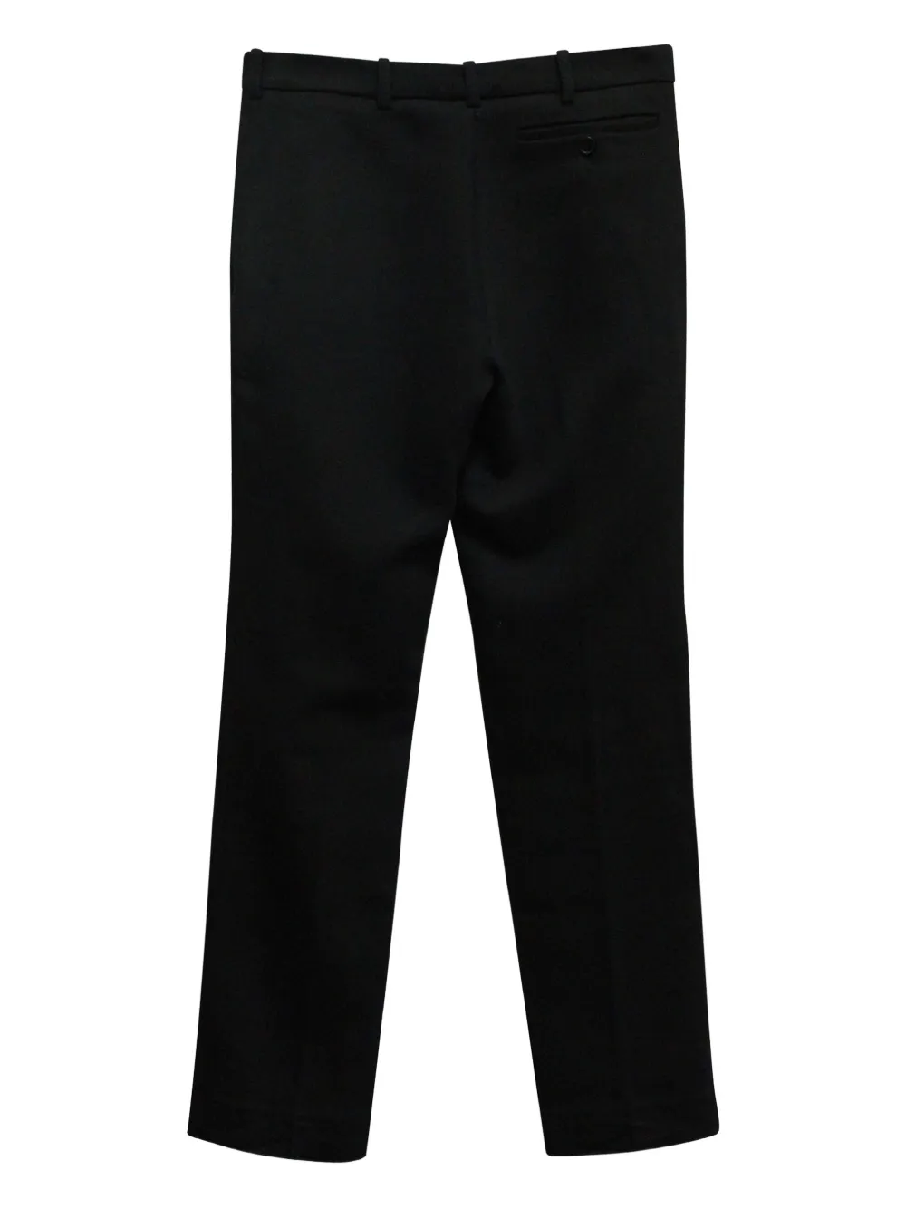 Altuzarra cotton straight-leg trousers - Zwart