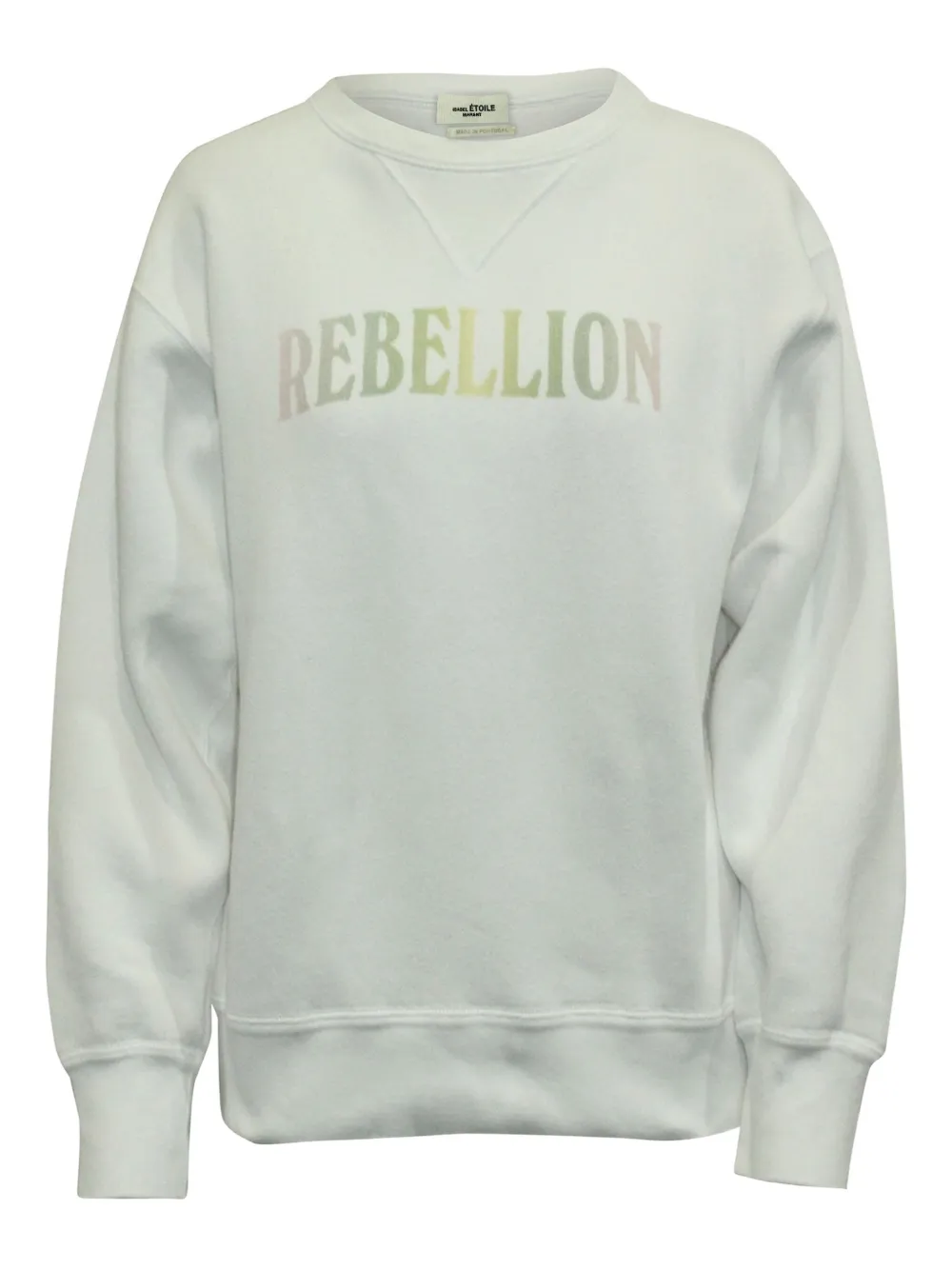 Pre-owned Isabel Marant Vintage Logo-print Sweatshirt In White