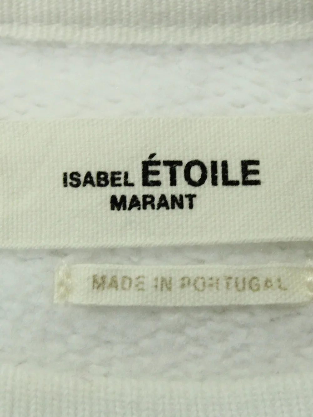 Pre-owned Isabel Marant Vintage Logo-print Sweatshirt In White