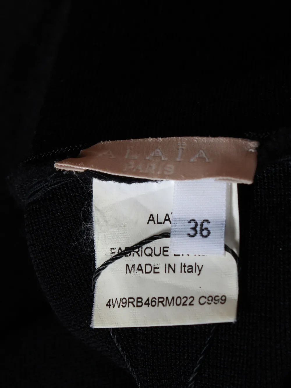 Pre-owned Alaïa Swing Sleeveless Dress In Black