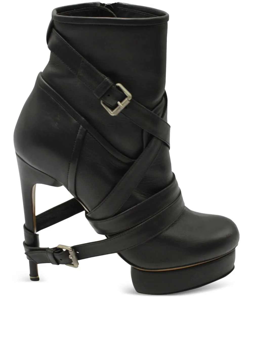 Nicholas Kirkwood platform wrap-strap ankle boots | Black | Image 1