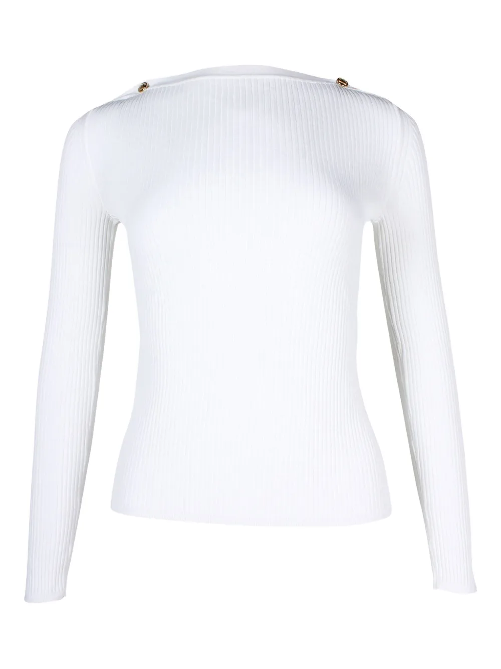 Max Mara ribbed boat-neck top | White | Image 1