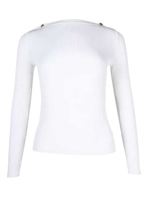 Max Mara ribbed boat-neck top