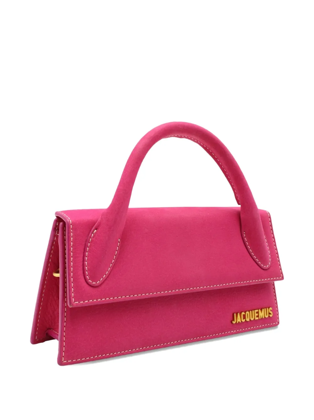 Pre-owned Jacquemus Le Chiquito Long Top-handle Bag In Pink