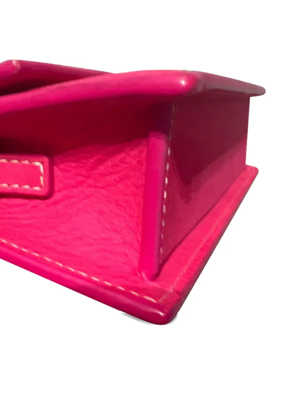Pre-owned Jacquemus Le Chiquito Long Top-handle Bag In Pink