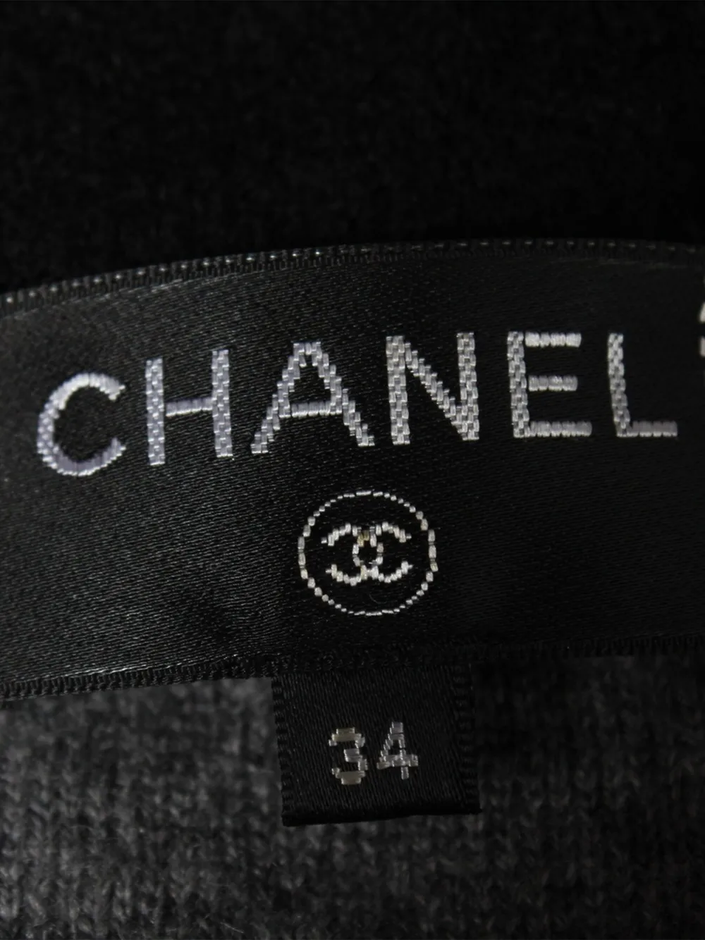 Pre-owned Chanel Zip-up Bomber Jacket In Gray