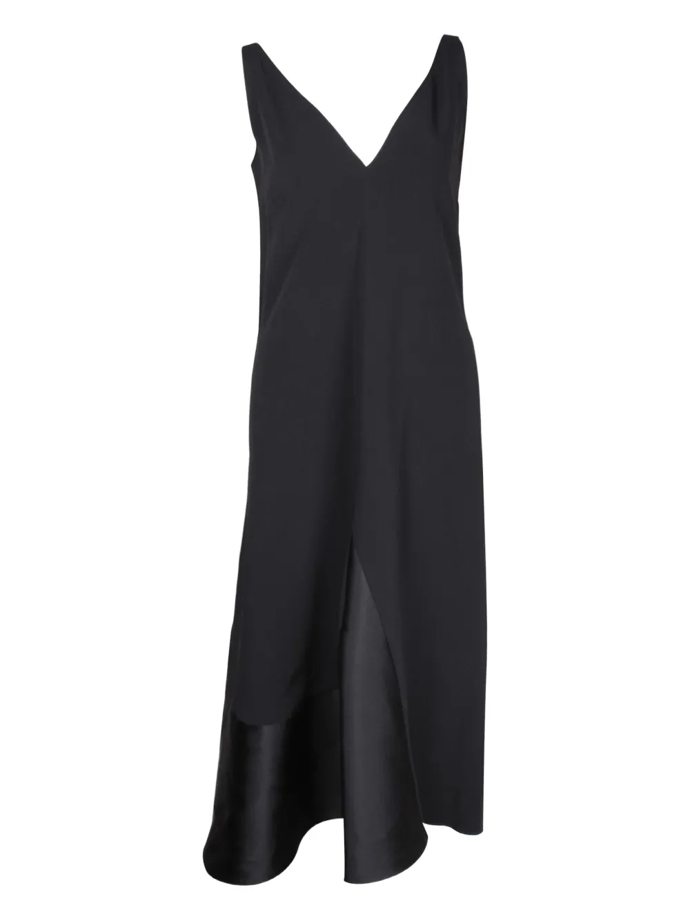 Stella McCartney Pre-Owned V-neck midi dress | Black | Image 1