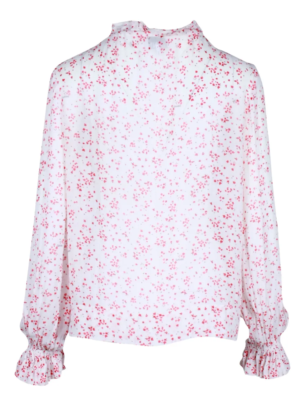 GANNI ruffled floral-print blouse | Image 2