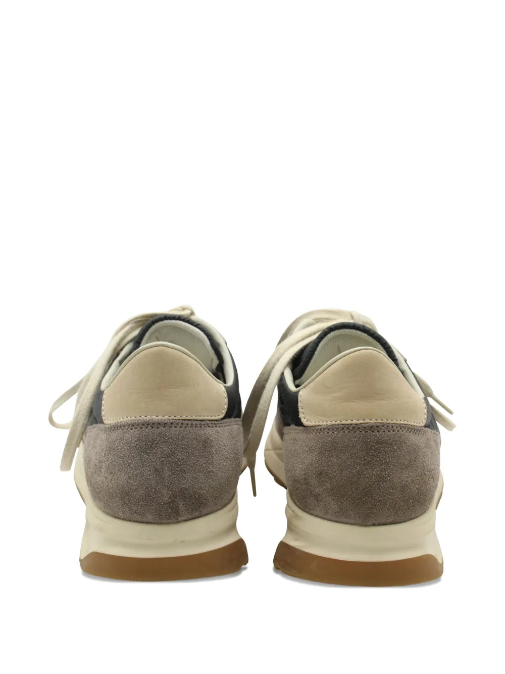 Pre-owned Common Projects Track Classic Panelled Sneakers In Gray