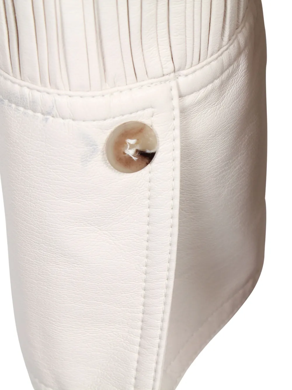 Pre-owned Nanushka Long Sleeve Maxi Dress In White