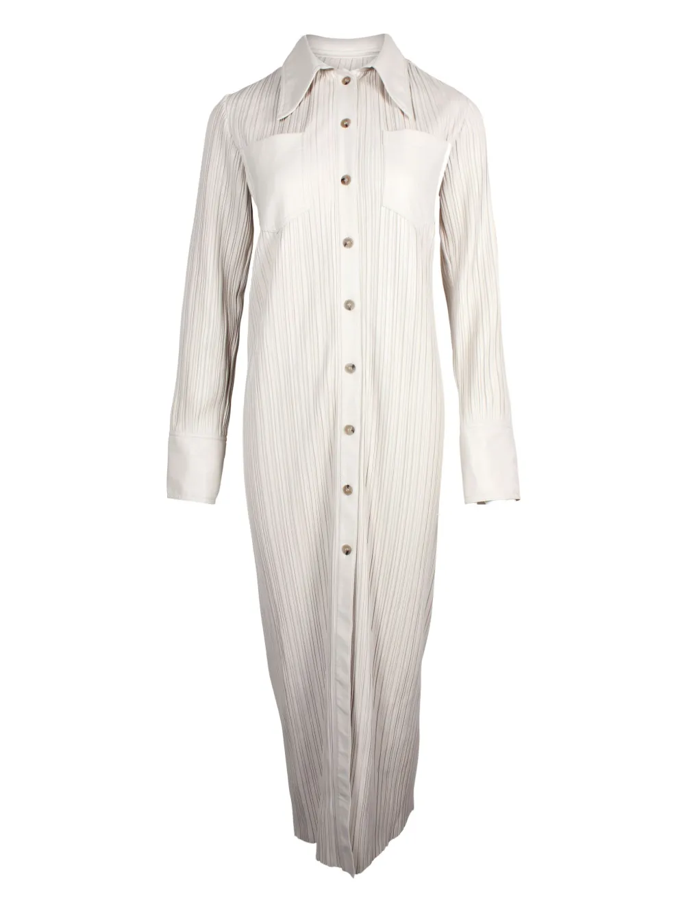 Nanushka long sleeve maxi dress - ホワイト Nanushka long sleeve maxi dress - ホワイト