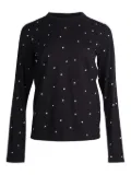 Comme Des Garçons Pre-Owned polka-dot cotton top - Black