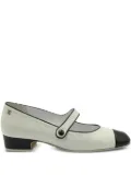 CHANEL Pre-Owned two-tone flat pumps - White