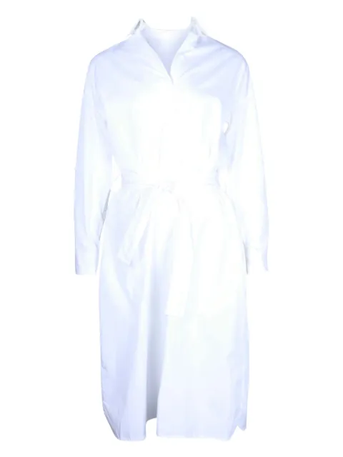 Hermès Pre-Owned cotton belt shirt dress