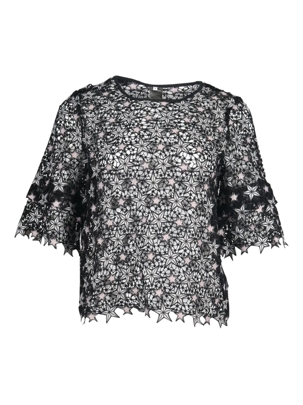 SANDRO guipure-lace top | Black | Image 1