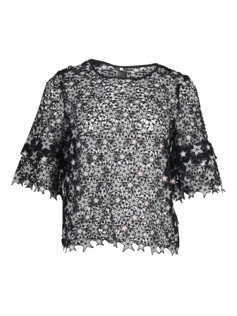 SANDRO haut en dentelle