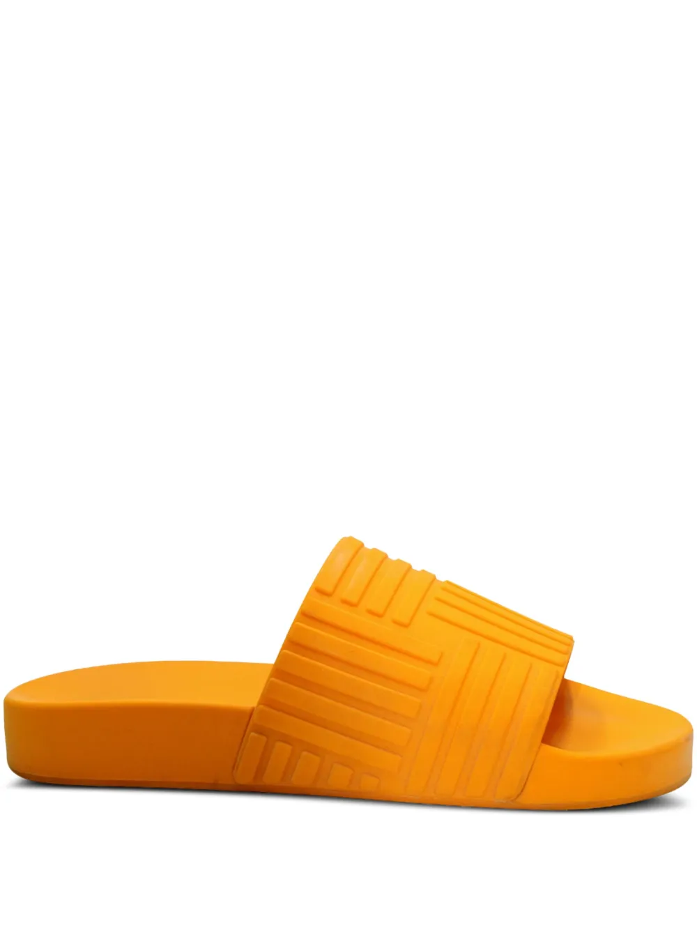 Bottega Veneta Pre-Owned geometric-pattern slides | Orange | Image 1
