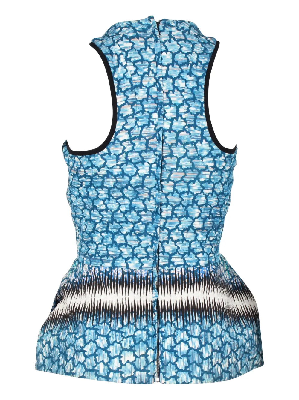 Peter Pilotto half-zip sleeveless peplum blouse | Image 2