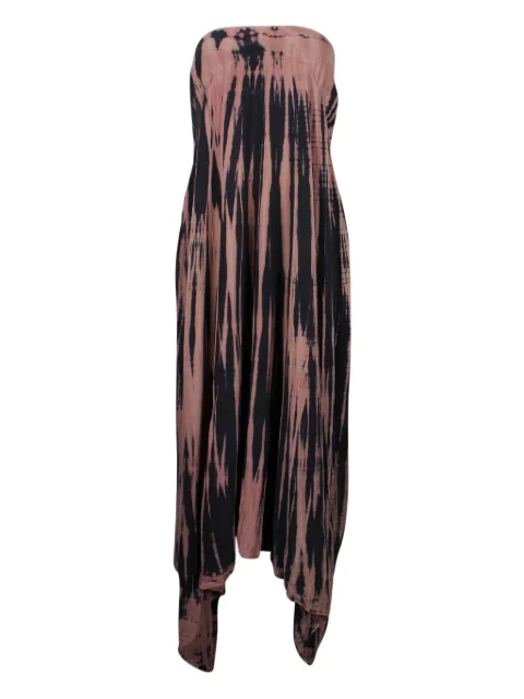 Maje tie-dye pattern midi dress