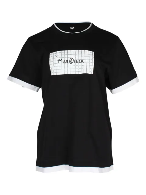 MM6 Maison Margiela crew-neck graphic-print T-shirt