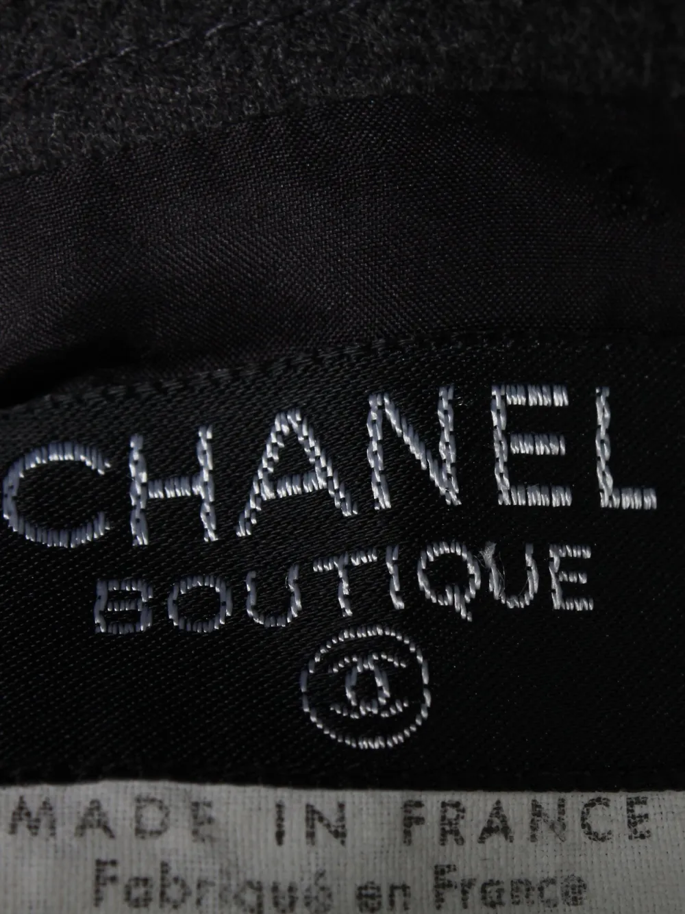 Pre-owned Chanel Button-detail Midi Skirt In Gray