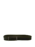 Jil Sander Pre-Owned canvas leather-insert belt - Green