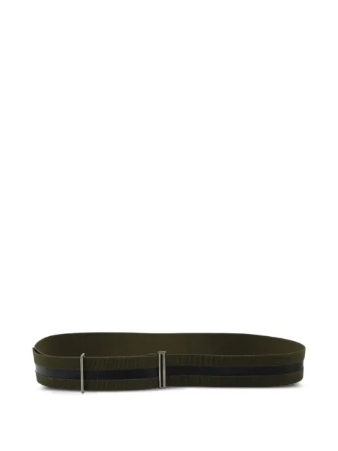 Jil Sander Pre-Owned canvas leather-insert belt