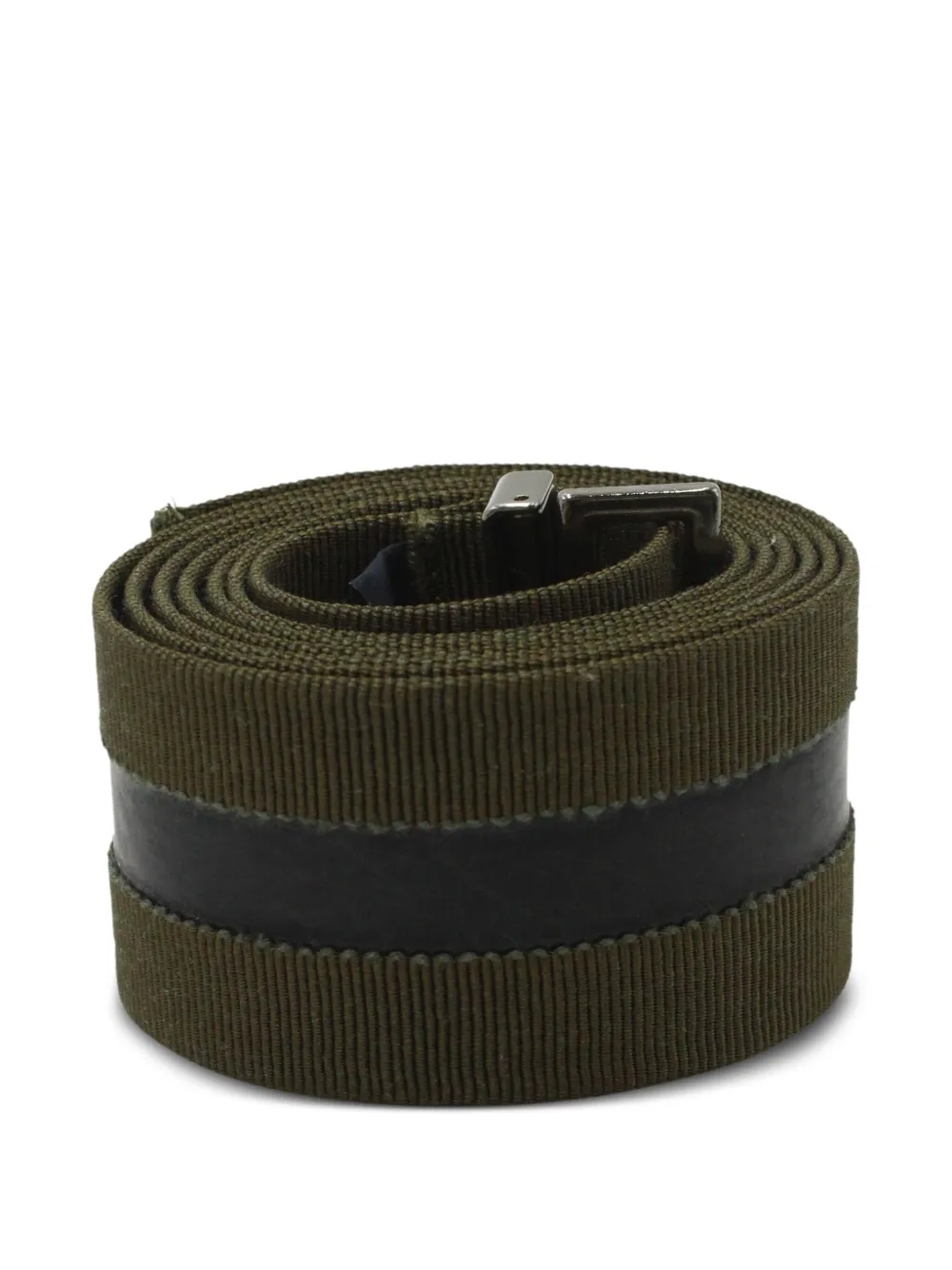 Jil Sander Pre-Owned canvas leather-insert belt | Image 2