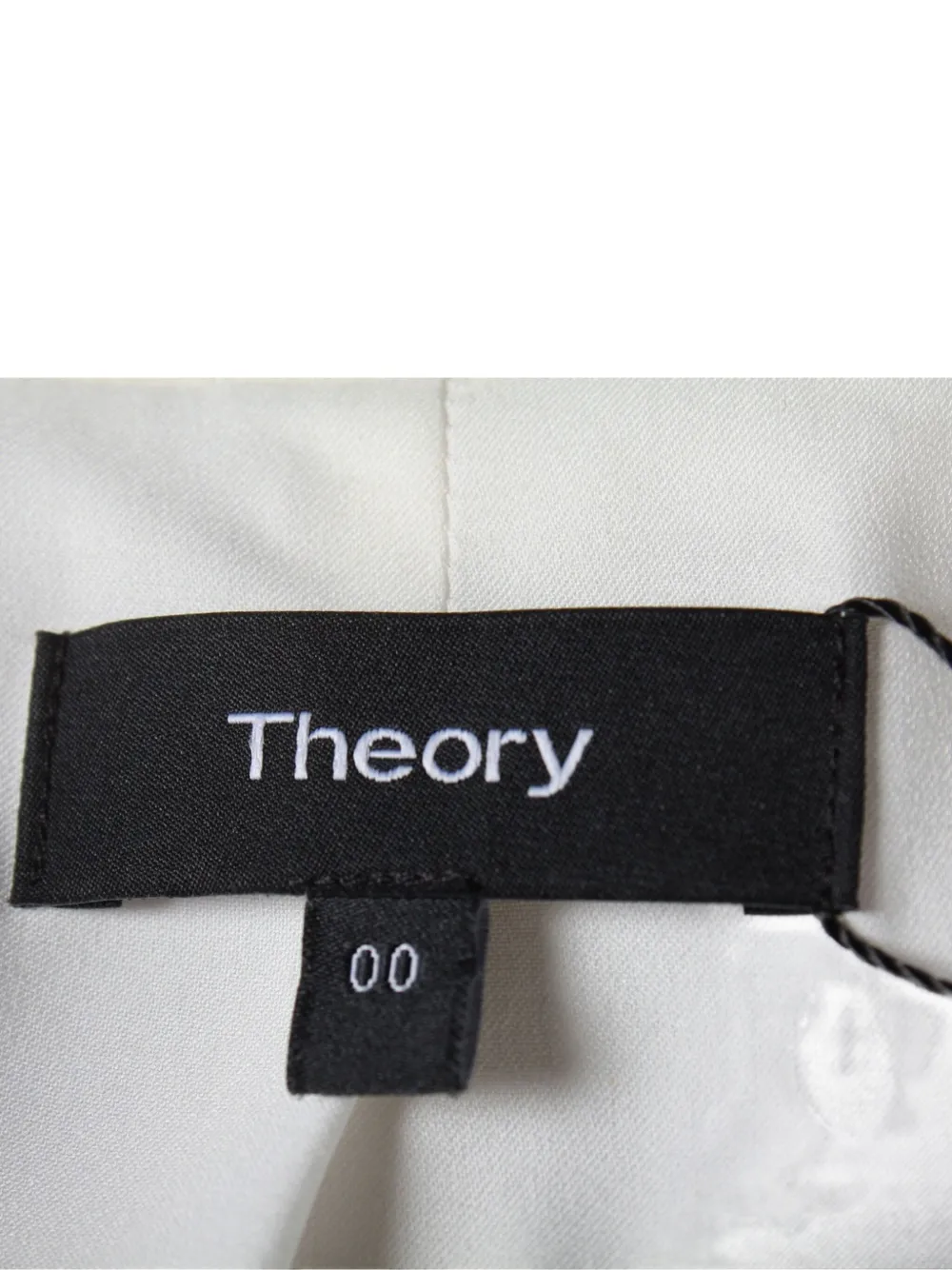 Pre-owned Theory Single-breasted Blazer In White