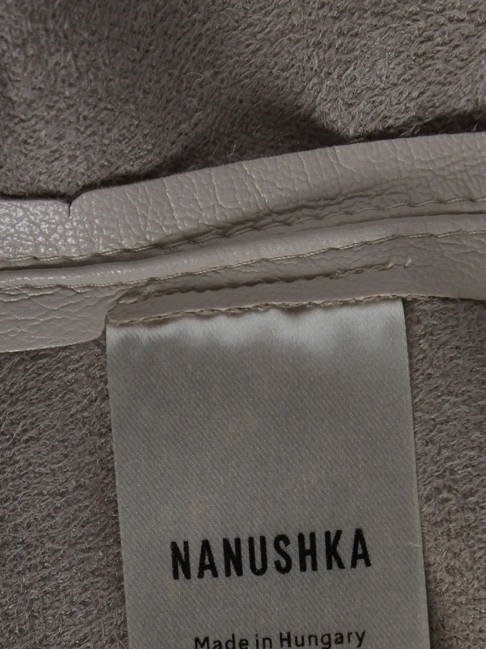 Pre-owned Nanushka Belted Long-sleeve Shirt In Sand