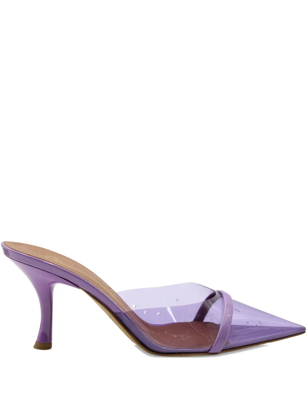 Pre-owned Malone Souliers Joella Mules In Purple