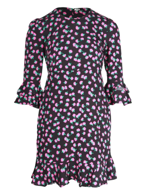 Dvf Vintage floral-print mini dress