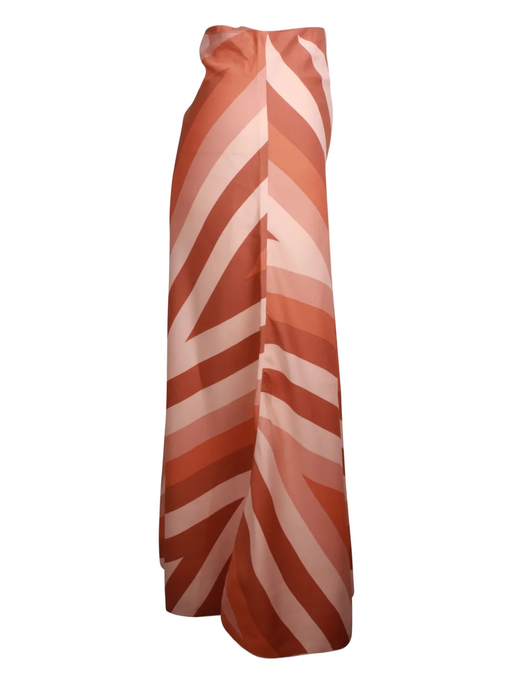 Sportmax Vintage striped skirt - Rood