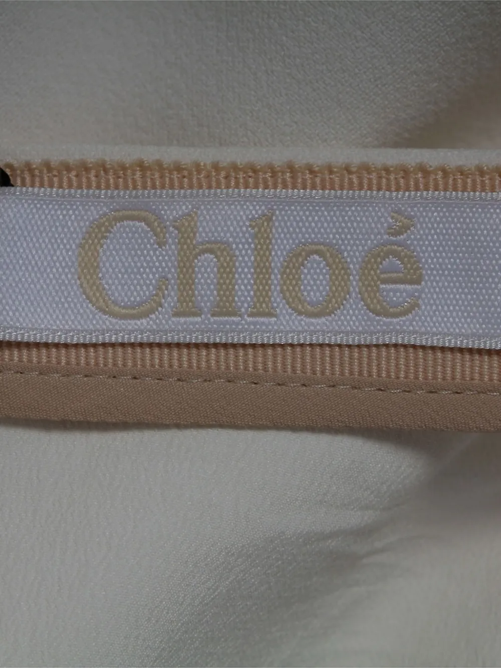 Pre-owned Chloé Vintage Flared Mini Skirt In White