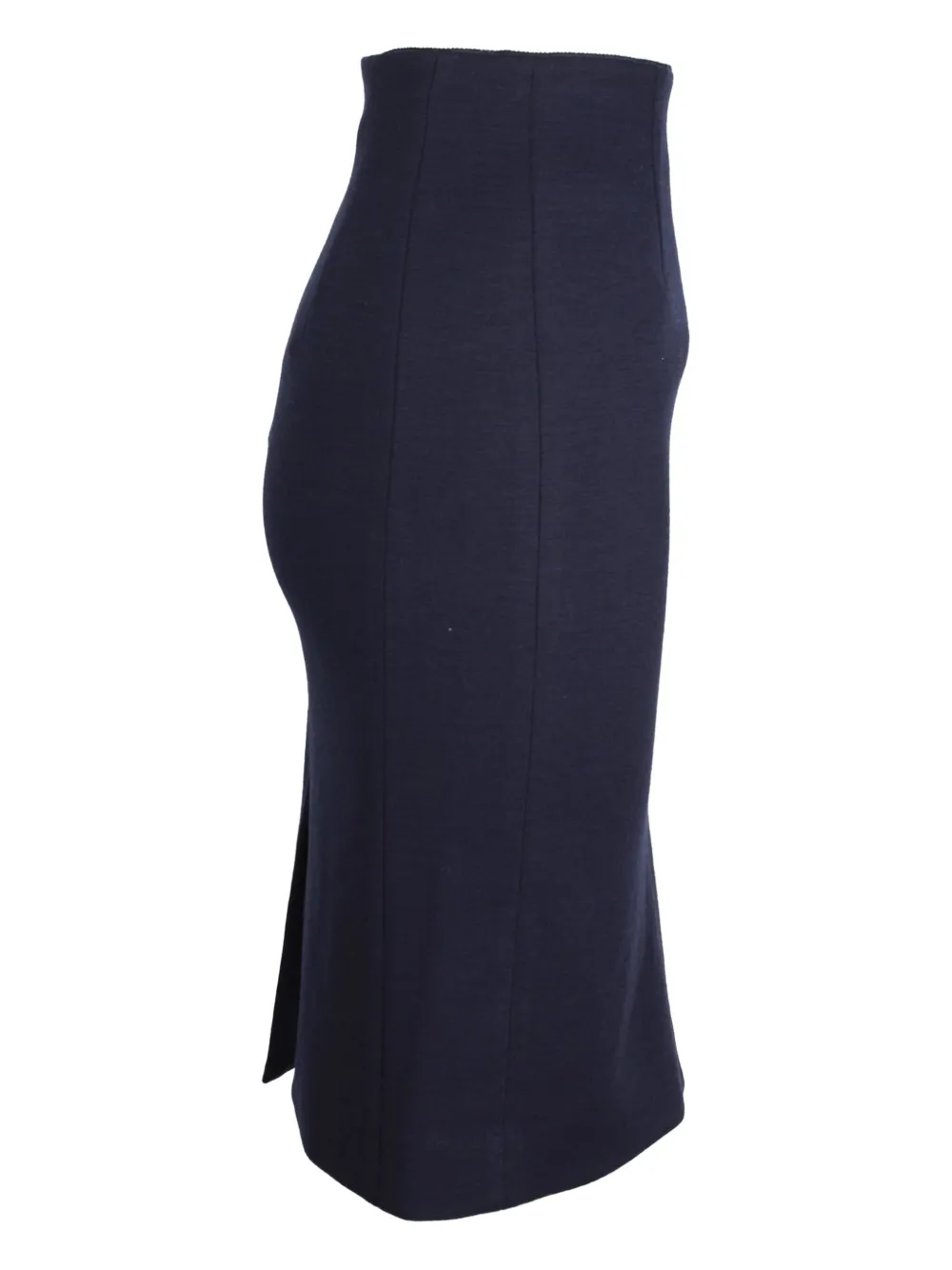 Pre-owned Moschino Pencil Skirt In Blue