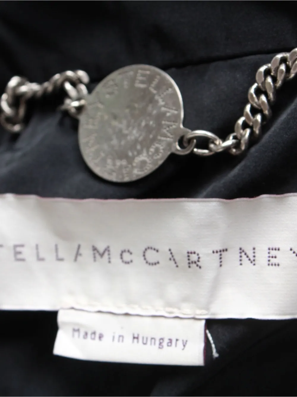 Pre-owned Stella Mccartney Wide-sleeve Coat In Black