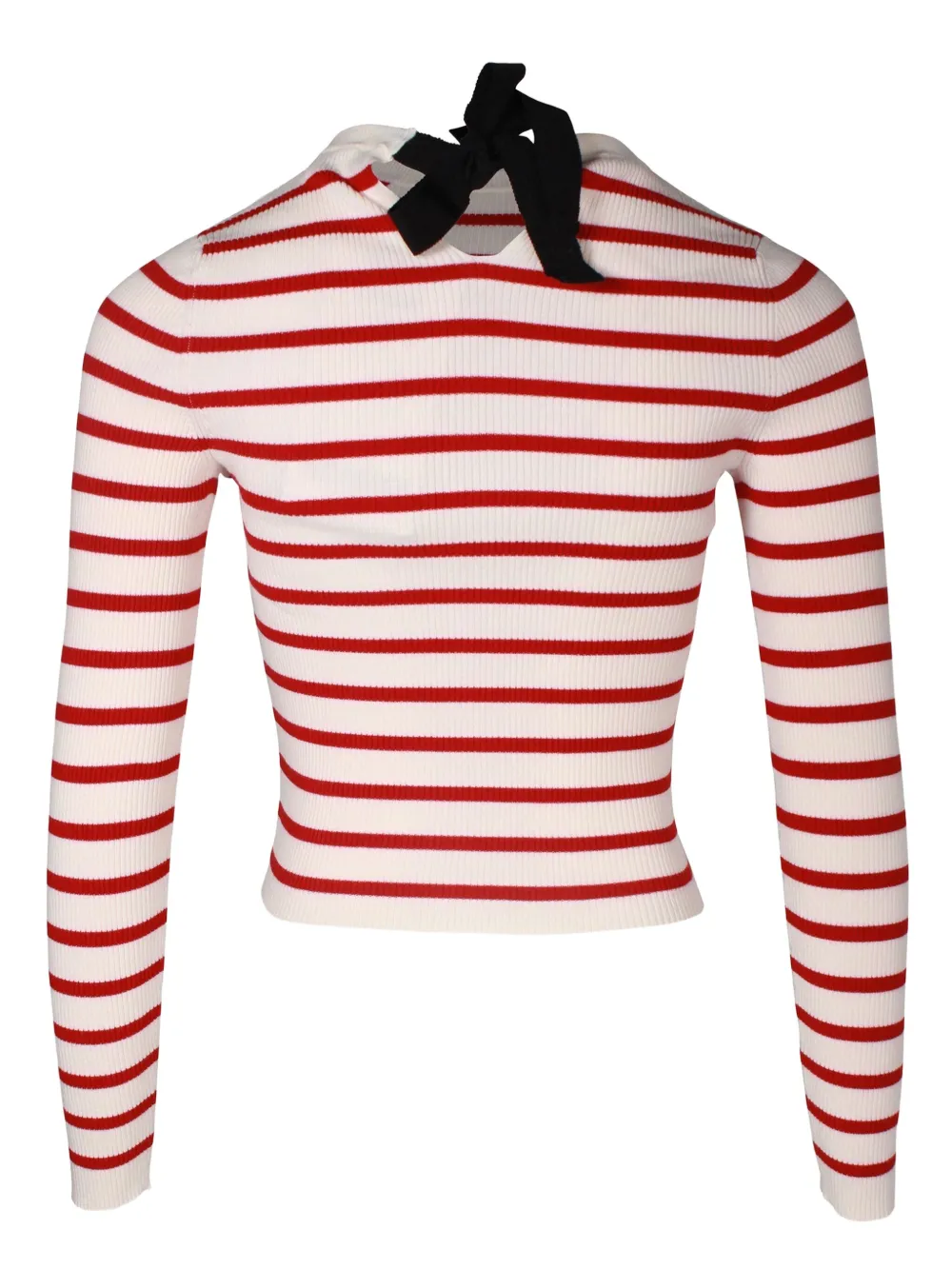 Red Valentino Vintage striped-pattern ribbed T-shirt | Image 2