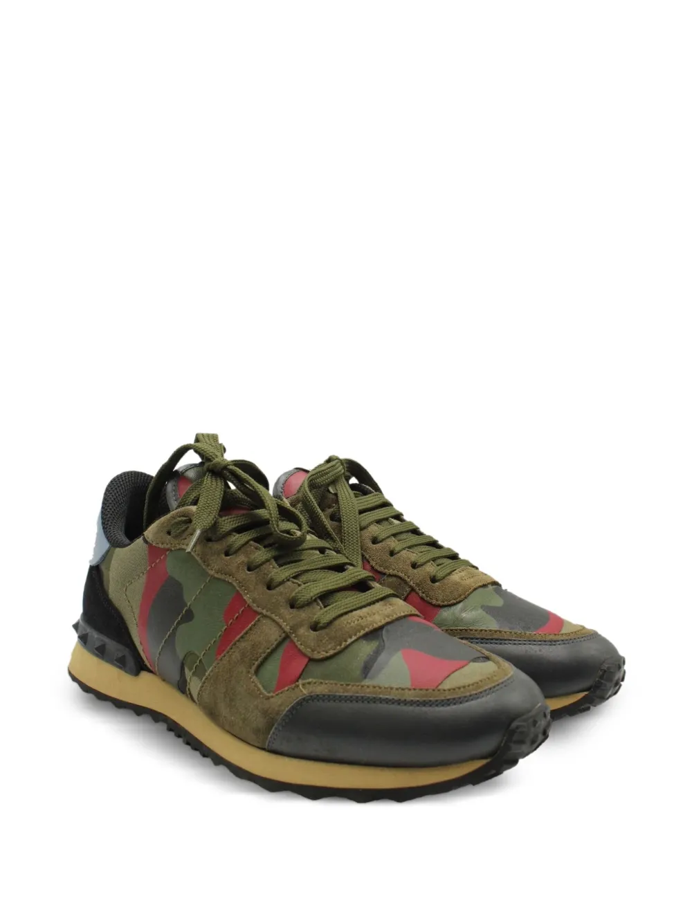 Valentino Garavani Pre-Owned Rockrunner camouflage-print sneakers | Image 2