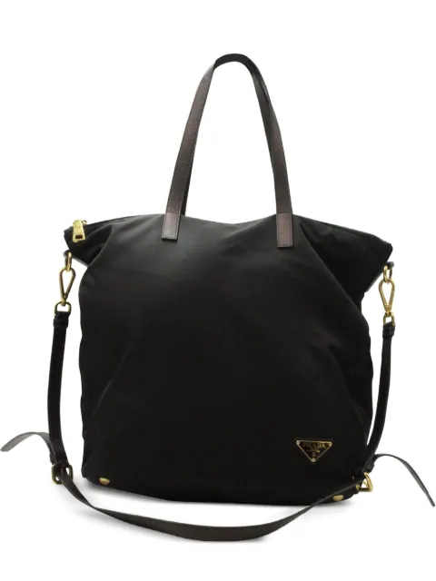 Prada Pre-Owned Saffiano-trim tote bag