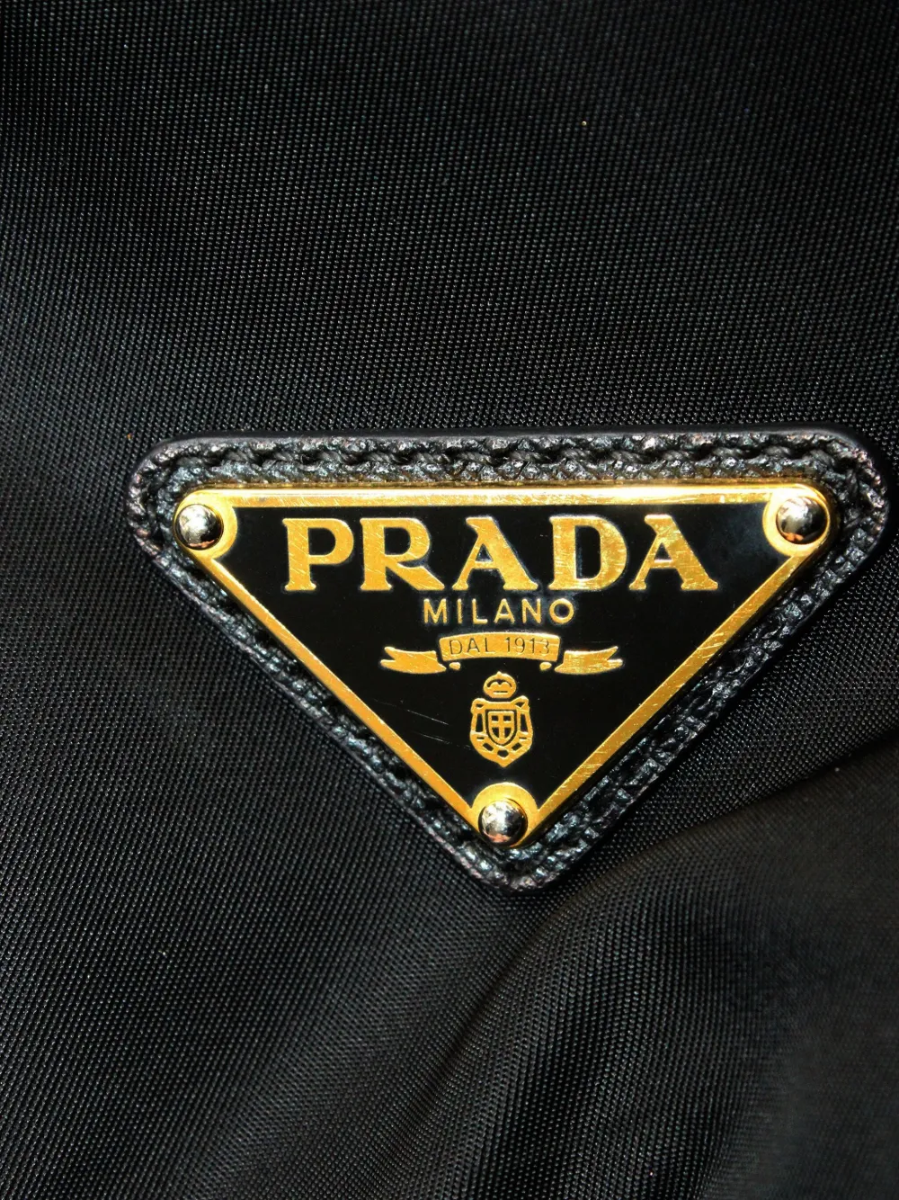 Pre-owned Prada Saffiano-trim Tote Bag In Black