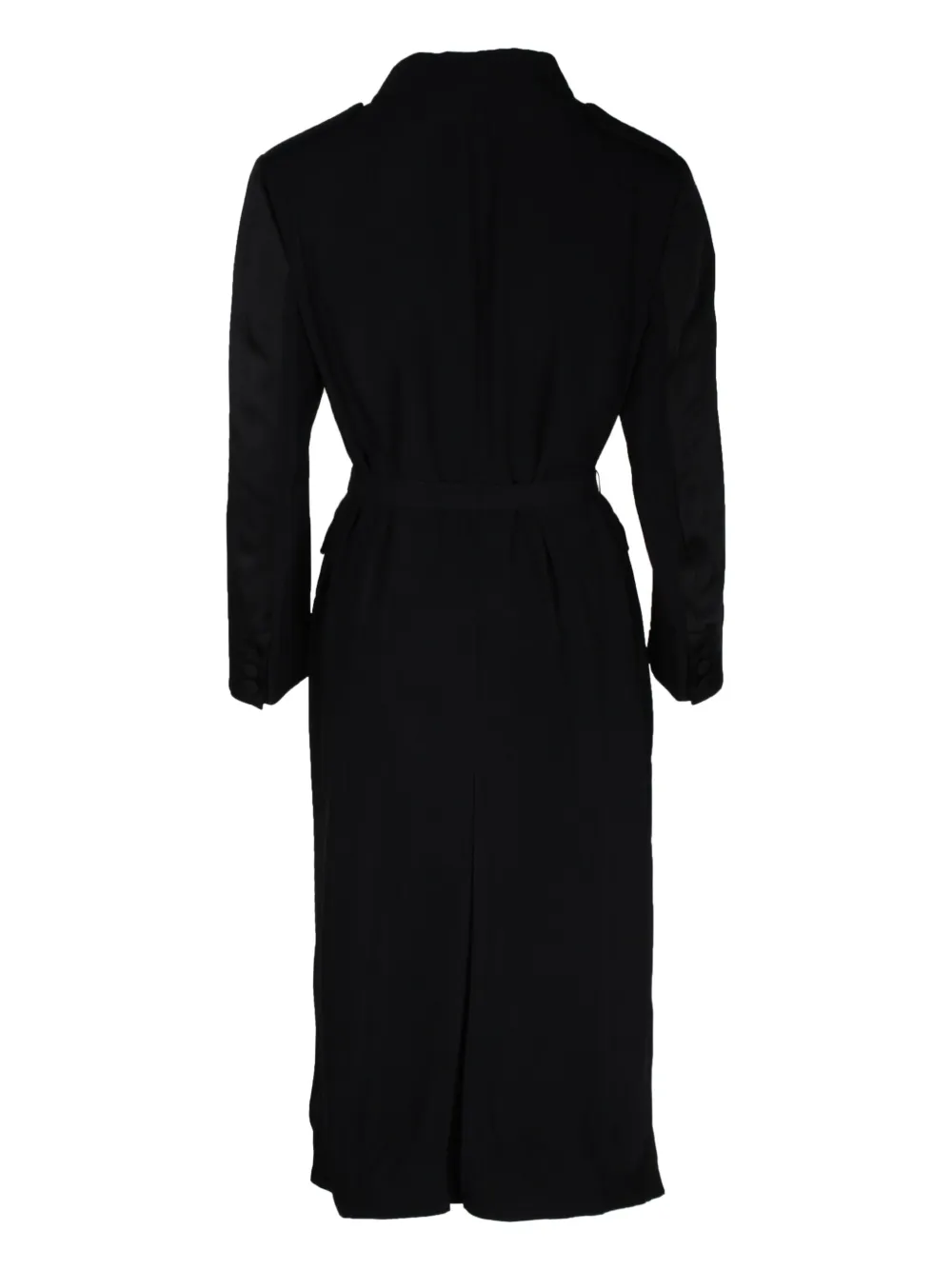 Miu Miu Pre-Owned 1990s belted acetate coat - Zwart