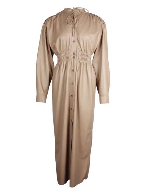 Nanushka Jayce ruched midi dress