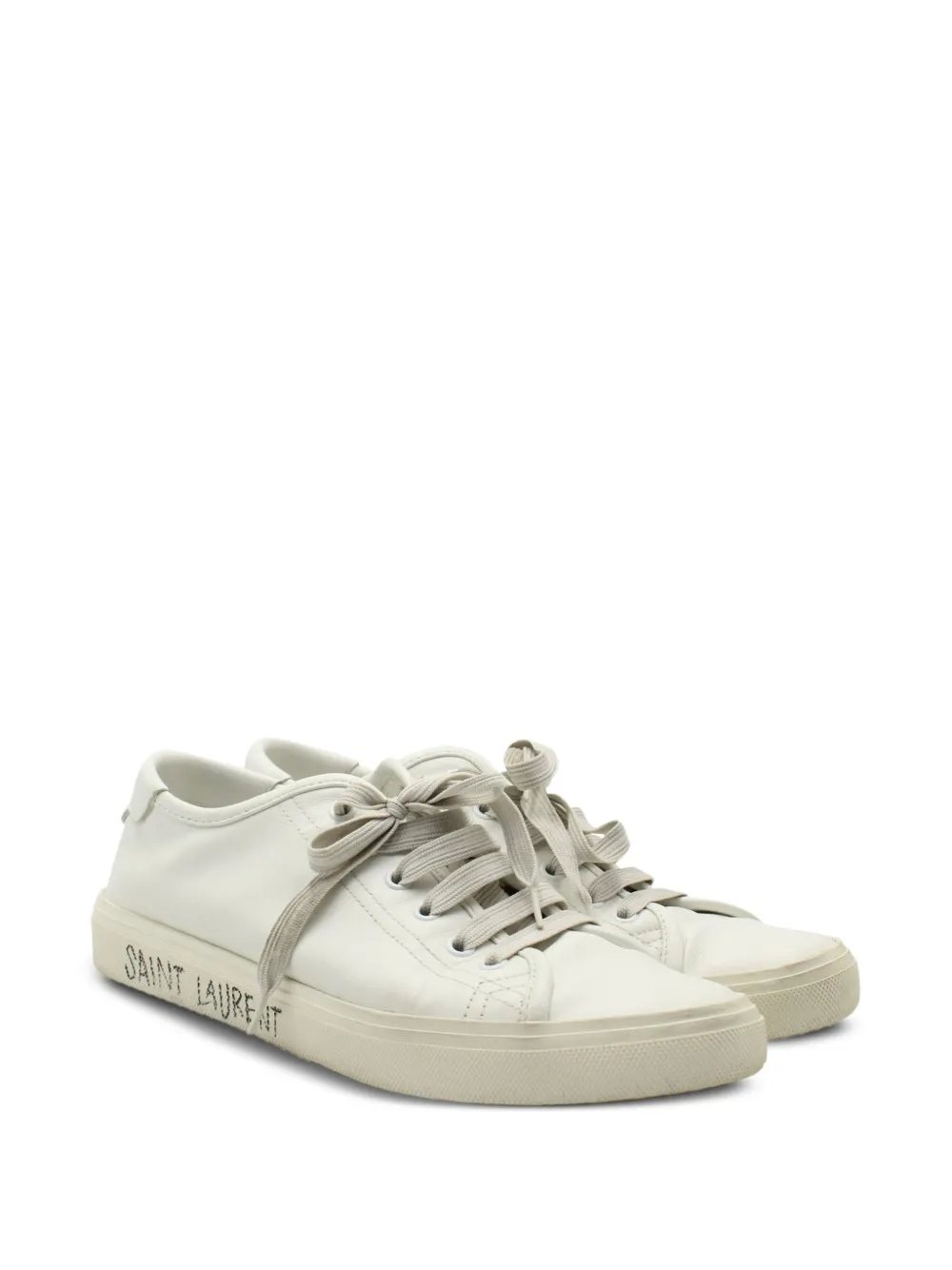 Saint Laurent Pre-Owned سنيكر 'ماليبو' بتأثير ممزق | Image 2