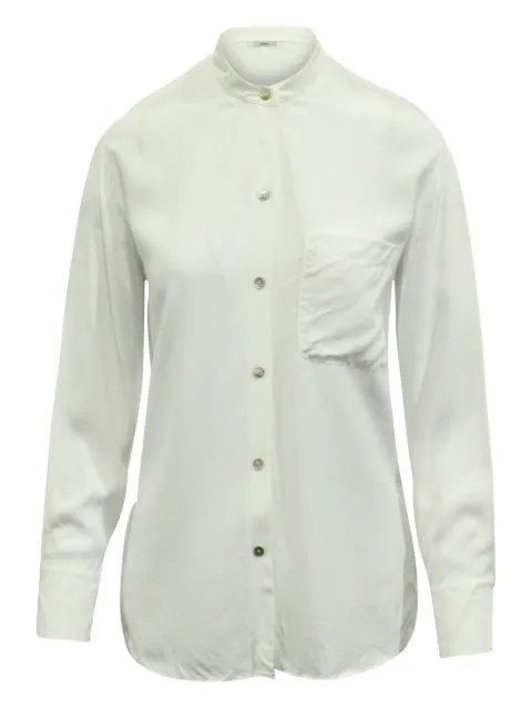 Vince mandarin-collar long-sleeve shirt