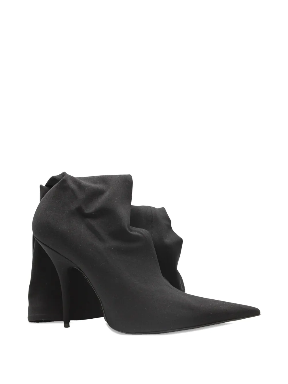 Balenciaga Pre-Owned pointed-toe thigh-high boots - Zwart