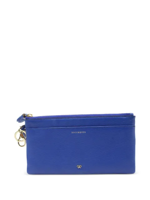 Anya Hindmarch pocket zip-top clutch bag 