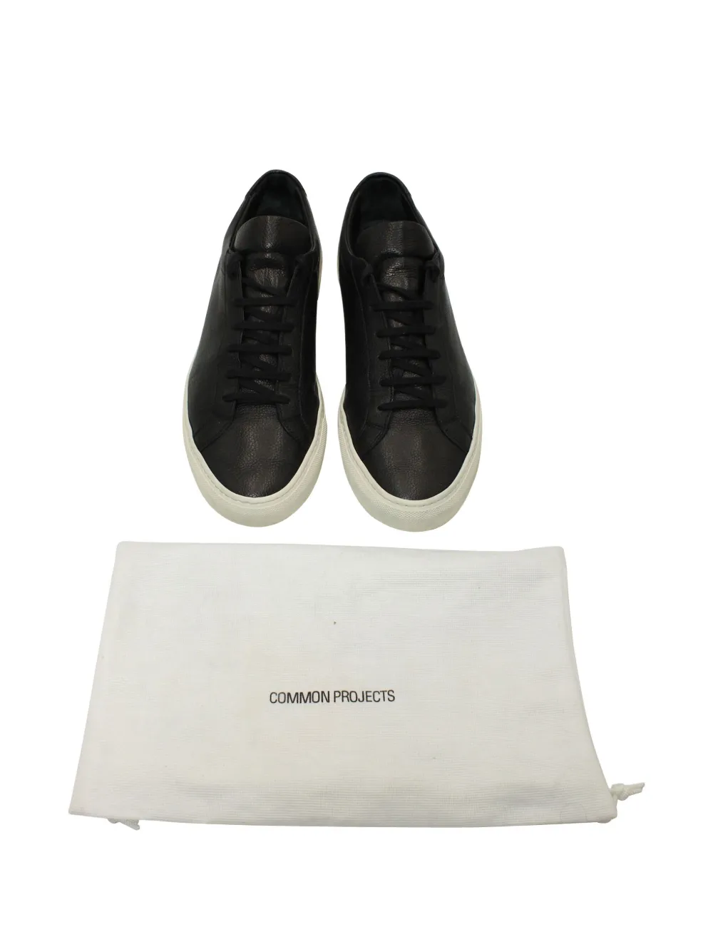 Pre-owned Common Projects Achilles Sneakers In Black